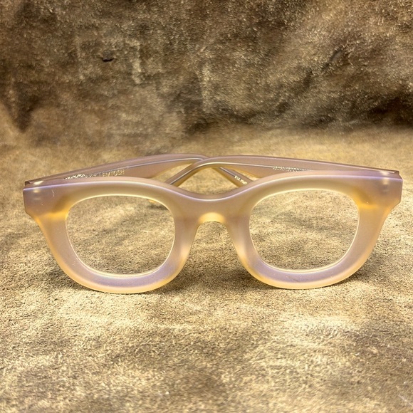 Moscot  Lemtosh Transparent Natural Tone Eyeglasses (Unisex) - Picture 1 of 9